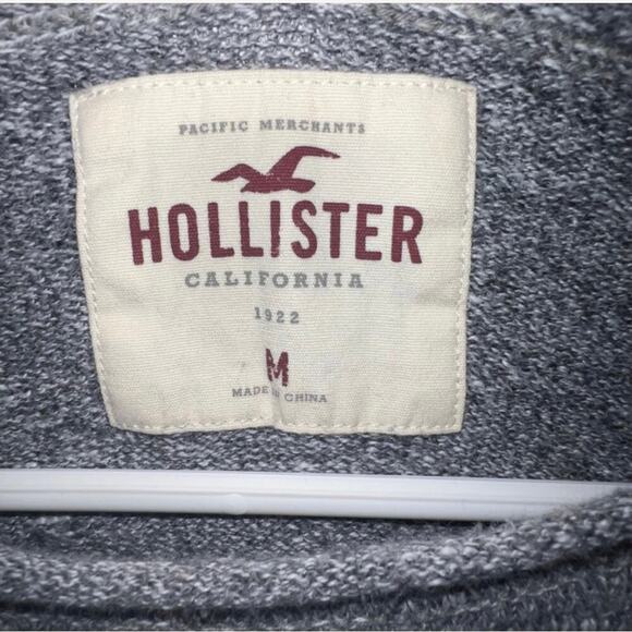 Hollister Heather Gray Sweater M - Picture 3 of 5